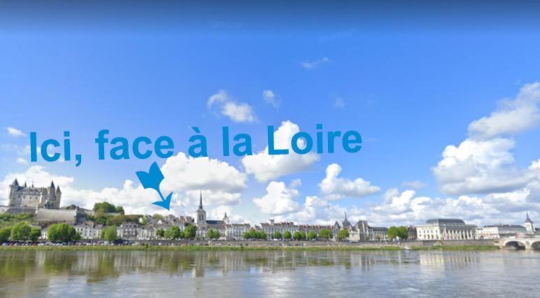 T2 Vue Sur Loire Local Velo Apartamento Saumur Exterior foto